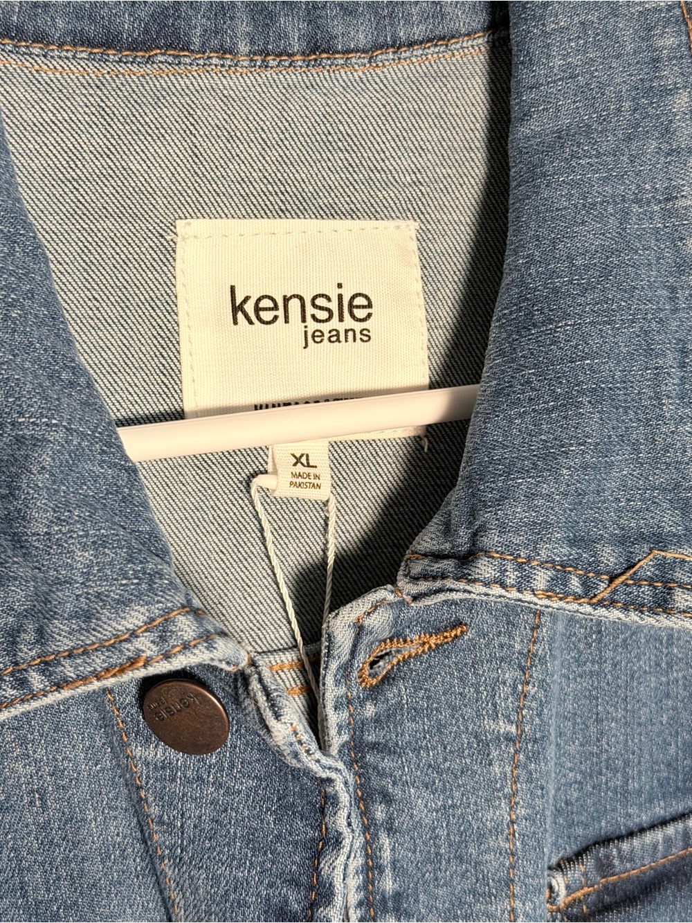 Kensie Light Blue Denim Sleeveless Shortalls - Picture 2 of 11